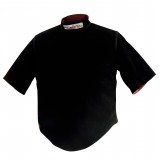 Lederweste, Herren, mit zwei lederbesetzten , kurzen Ärmeln.